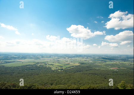 Vista del Mar della penna, Maryland Mason Dixon Line Foto Stock