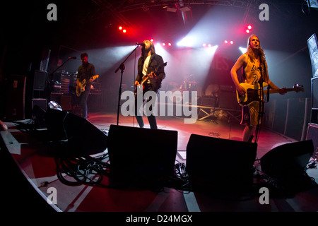 Dicembre 13, 2012 - Milano, Italia - i vaccini, inglese rock band suona presso il club della musica Magazzini Generali Foto Stock