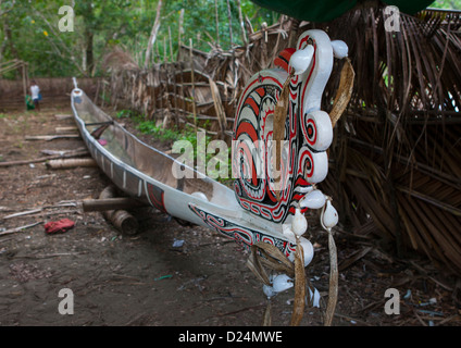 Canoa gigante, Alotau, Papua Nuova Guinea2 Foto Stock