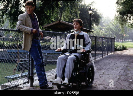 Am Rande des Todes interruttore, Cole di Gary durch einen schweren Unfall wird Larry McAfee (Cole di Gary,r) aus circuizione heilen Welt Foto Stock