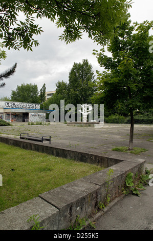 Berlino, Germania, abbandonato centro di servizio Foto Stock