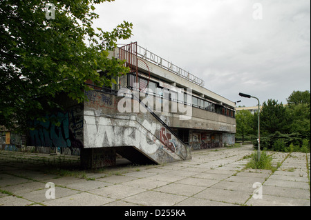 Berlino, Germania, abbandonato centro di servizio Foto Stock