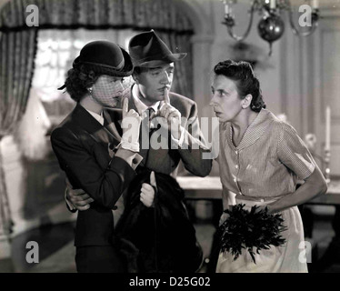 Der Duenne Mann Kehrt Heim uomo sottile va a casa, Anita rafforzare, William Powell, Myrna Loy Hilda (Anita rafforzare) kann ihre Foto Stock