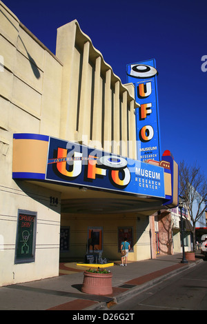 Roswell NM UFO Museum ingresso Foto Stock