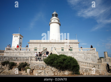 Formentor, Mallorca, Spagna, il faro di Cap Formentor Foto Stock