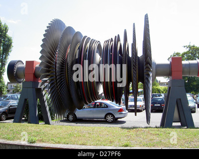 Nuclear Powerplant Turbina di condensazione Harrisburg Foto Stock