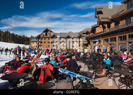 Stati Uniti d'America, Colorado, a Breckenridge Ski lodge, picco 7. Foto Stock