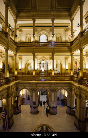 Stati Uniti d'America, Colorado, Denver Colorado State Capitol, interno Foto Stock
