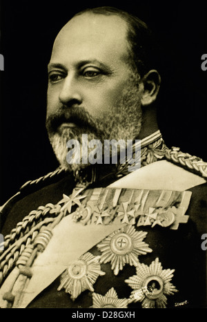 Edward VII (1841-1910), re d'Inghilterra 1901-10, ritratto, 1901 Foto Stock