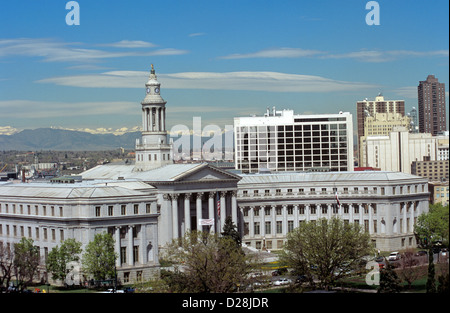 Denver City e della contea di edificio, Denver, Colorado, STATI UNITI D'AMERICA Foto Stock