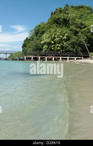 Bella spiaggia di Panama Foto Stock