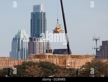 Appartamento in costruzione a sud di lamar blvd di Austin in Texas al post a sud di lamar Foto Stock