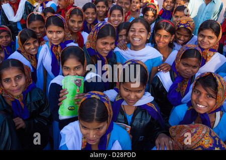 I giovani studenti indiani, New Delhi, India Foto Stock