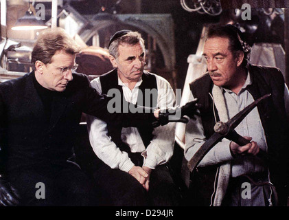 Interruttore di sicurezza collegamento Yiddish Charles Aznavour (m), Ugo Tognazzi (r), Andre Dussollier Doch dafuer brauchen die Amateure Foto Stock