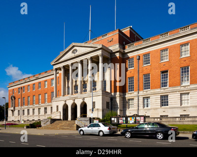 Chesterfield Borough sede del Consiglio edificio per uffici in Rose Hill Chesterfield Derbyshire England Regno Unito Foto Stock