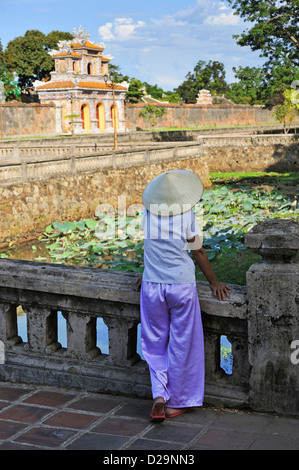 La cittadella di Hue, Vietnam Foto Stock