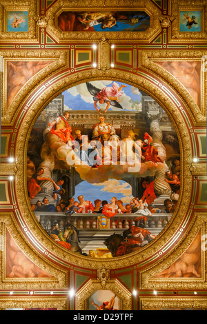 Dipinto sul soffitto del Venetian Hotel di Las Vegas Foto Stock