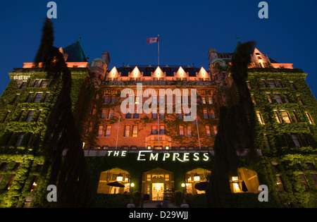 FAIRMONT EMPRESS HOTEL PORTO INTERNO VICTORIA Vancouver Island British Columbia CANADA Foto Stock