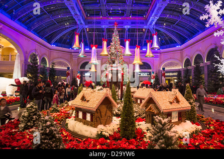 La magica vacanza display stagionali presso il Conservatorio di Bellagio e Giardini Botanici. Foto Stock