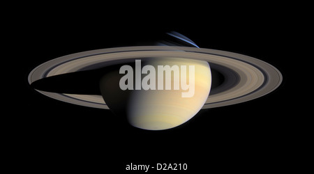Pianeta Saturno Foto Stock