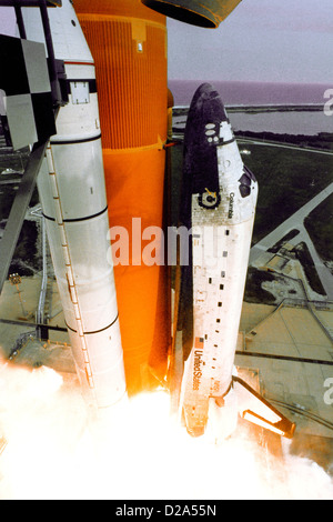 Florida, Kennedy Space Center. Lauch del Space Shuttle Columbia. Foto Stock