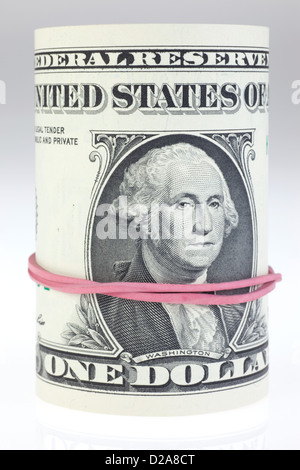 Berlino, Germania, un bundle 1-fatture del dollaro Foto Stock
