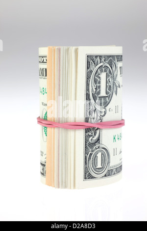 Berlino, Germania, un bundle 1-fatture del dollaro Foto Stock