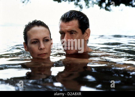 Il Sarto Sarto di Panama Panama, Louisa Pendel (Jamie Lee Curtis), Osnard (Pierce Brosnan) *** Caption locale *** 2001 Foto Stock