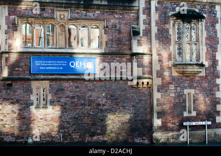 Queen Elizabeth's Hospital scuola indipendente per i ragazzi in Jacobs Wells Road, Bristol Foto Stock