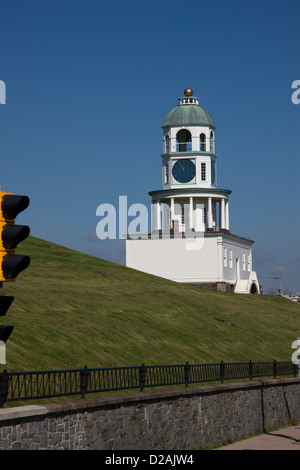 Il Citadel Hill torre dell orologio a Halifax, Nova Scotia Foto Stock