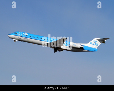 KLM Cityhopper Fokker 100 (F-28-0100), Amsterdam - Schiphol (AMS / EHAM), Ph-OFC (cn) 11263 Foto Stock