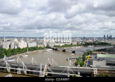 Il fiume Tamigi Londra Foto Stock