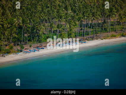 Baia Senggigi, Isola di Lombok, Indonesia Foto Stock