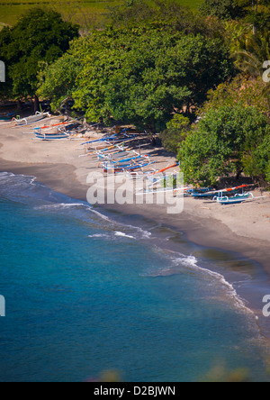 Baia Senggigi, Isola di Lombok, Indonesia Foto Stock