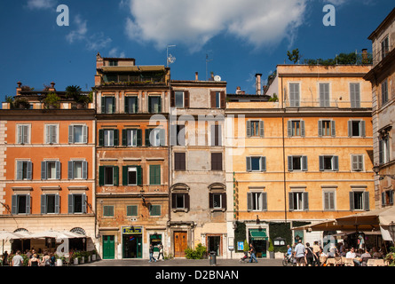 Piazza di Santa Maria, Trastevere, Roma, Italia Foto Stock