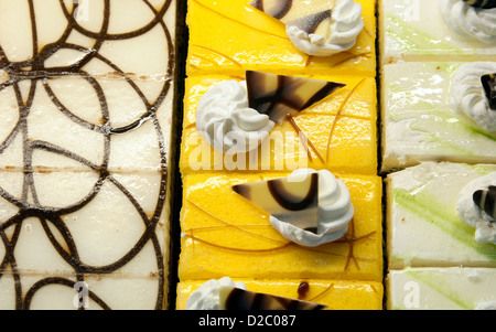 Colonia, Germania, torta presso la fiera Anuga Foto Stock