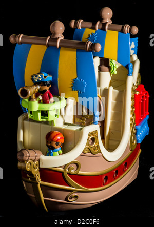 Nave pirata giocattolo Foto Stock