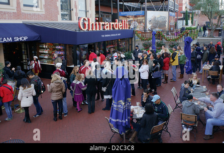 Ghirardelli Square, San Francisco, California Foto Stock