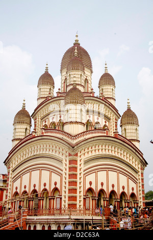 Dakshineshwar Kali Temple, casa di Ramkrishana Parmhans, Calcutta Kolkata, West Bengal, India Foto Stock