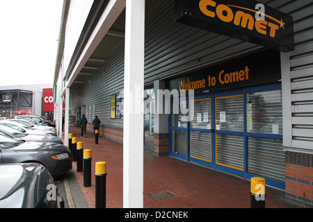 Banbury Oxon retail park da si accoccola factory Foto Stock