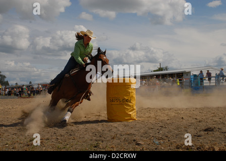 Corsa del barilotto Foto Stock