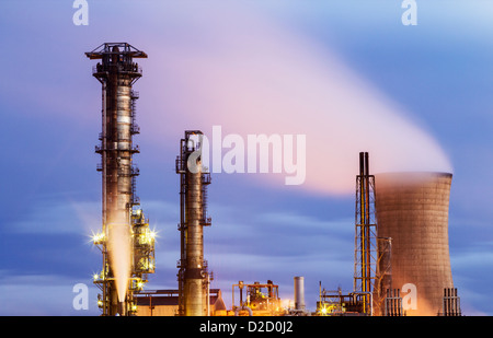 Impianto chimico a Billingham vicino a Middlesbrough, England, Regno Unito Foto Stock