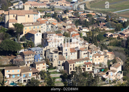 Il pittoresco villaggio di Auribeau sur Siagne Foto Stock