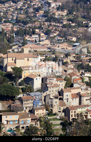 Il pittoresco villaggio di Auribeau sur Siagne Foto Stock