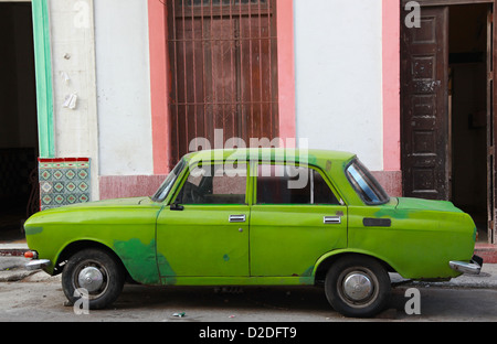 Classic American auto d'epoca in Havana Cuba Foto Stock