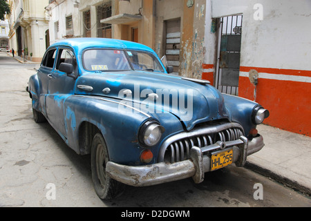 Classic American auto d'epoca in Havana Cuba Foto Stock