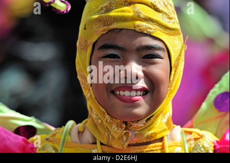 Filipina Festival Sinulog Cebu Filippine Foto Stock