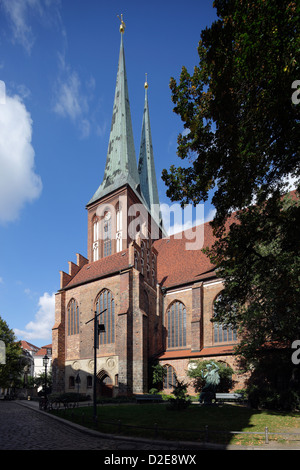 Berlino, Germania, Lipsia si è Nikolai quartiere centrale di Berlino Foto Stock