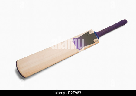 Close-up di cricket bat Foto Stock