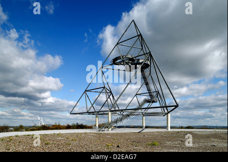 Bottrop, Germania, e tetrahedron - Haldenereignis Emscherblick Foto Stock